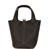 Hermes Picotin Lock 18 Ebene Clemence Gold Hardware