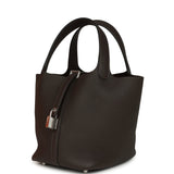 Hermes Picotin Lock 18 Ebene Clemence Palladium Hardware