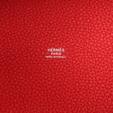 Hermes Picotin Lock 18 Rouge de Coeur Clemence Palladium Hardware