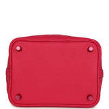 Hermes Picotin 18 Monochrome Rose Mexico Clemence Pink Palladium Hardware