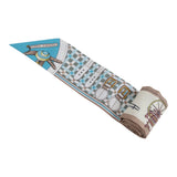 Hermes "Les Voitures Nouvelle" Vert Amande, Bleu Glacier and Beige Silk Twilly