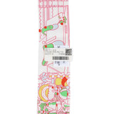 Hermes "Pony Pit Stop" Blanc, Rose and Multi Silk Twilly Pair