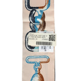 Hermes "C'est La Fete" Gris, Rose, Bleu Marine Multi Silk Twilly Pair