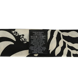 Hermes "Bouquet Final" Cream and Black Fringe Silk Twilly