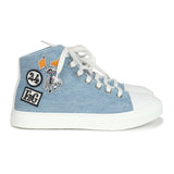 Hermes Illico Sneakers Bleu Clair Denim 35.5 EU