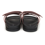 Hermes Chypre Techno Sandal Rose Antique Suede Palladium Hardware 40 EU
