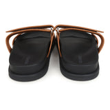 Hermes Chypre Techno Sandals Naturel Calfskin Palladium Hardware 36 EU