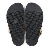 Hermes Chypre Genius Sandals Beige Lin Suede Palladium Hardware 38 EU