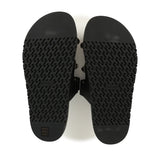 Hermes Chypre Techno Sandals Black Studded Calfskin Palladium Hardware 38 EU