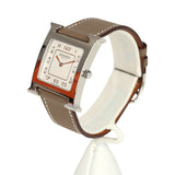 Hermes Heure H Small 25mm Watch Etoupe Swift