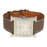Hermes Heure H Small 25mm Watch Etoupe Swift