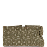 Pre-owned Louis Vuitton Green Monogram Denim Neo Speedy