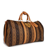 Louis Vuitton x Nigo Reverse Monogram Striped Keepall Bandouliere 50