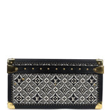 Louis Vuitton Since 1854 Alzer 60 Trunk Navy and White Jacquard Brass Hardware