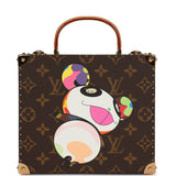 Vintage Louis Vuitton x Takashi Murakami Panda Jewelry Trunk Brown Monogram Brass Hardware