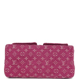 Vintage Louis Vuitton Neo Speedy Pink Denim Monogram Gold Hardware