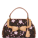Vintage Louis Vuitton x Takashi Murakami Brown Monogram Cherry Blossom Sac Retro PM Gold Hardware