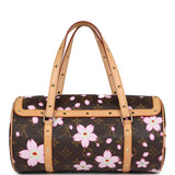 Vintage Louis Vuitton X Takashi Murakami Papillon Monogram Cherry Blossom Gold Hardware