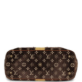 Vintage Louis Vuitton Trompe L'Oeil L'Ingenieux Handbag Yellow/Brown Alligator/Monogram Velvet Gold Hardware