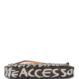 Vintage Louis Vuitton x Stephen Sprouse Pochette Accessories White Monogram Graffiti Gold Hardware