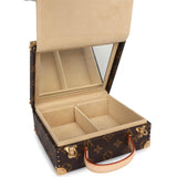 Vintage Louis Vuitton x Takashi Murakami Hands Jewelry Trunk Brown Multi Monogram Hands Brass Hardware