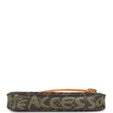 Vintage Louis Vuitton x Stephen Sprouse Pochette Accessories Khaki Graffiti Gold Hardware