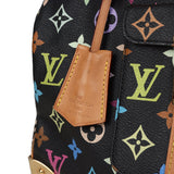 Vintage Louis Vuitton X Murakami Speedy 30 Black Multicolor Monogram Gold Hardware