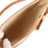 Vintage Louis Vuitton x Takashi Murakami Red and Creme Monogram Cherry Blossom Pochette Gold Hardware