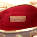 Louis Vuitton X Takashi Murakami Cerises Speedy Bandouliere 20 Bag Brown Cherry Monogram Gold Hardware