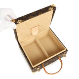 Vintage Louis Vuitton x Takashi Murakami Flower Head Jewelry Trunk Brown Multi Monogram Brass Hardware