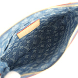 Louis Vuitton X Takashi Murakami Cherry Pochette Accessories Denim Monogram Gold Hardware