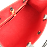 Louis Vuitton On The Go Fall In Love MM Tote Black, Red, Brown Monogram Gold Hardware