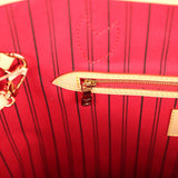 Louis Vuitton X Takashi Murakami Neverfull MM Cherry Brown Monogram Gold Hardware