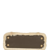 Louis Vuitton Capucines BB Olive Green Taurillon Leather and Beige Mink Gold Hardware