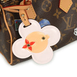 Louis Vuitton "Vivienne" Nano Speedy Bag Brown Monogram Snowy Pearl Gold Hardware