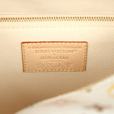 Louis Vuitton X Takashi Murakami Cosmetic Pouch GM White Multicolored Monogram Gold Hardware