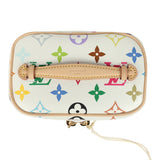 Louis Vuitton X Takashi Murakami Nice Nano White Multicolor Monogram Gold Hardware