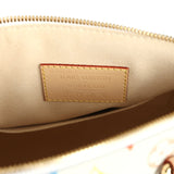 Louis Vuitton X Takashi Murakami Speedy 25 Bandouliere White Multicolored Monogram Gold Hardware