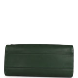 The Row Marlo 17 Tote Bag Moss Saddle Leather Silver Hardware