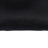 The Row Marlo 17 Tote Bag Black Saddle Leather Silver Hardware