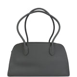 The Row Margaux Shoulder 12 Bag Timouse Grey Calfskin Silver Hardware
