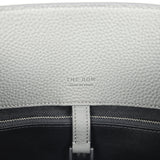 The Row Margaux Shoulder 12 Bag Timouse Grey Calfskin Silver Hardware