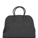The Row Soft Margaux 15 Bag Timouse Grey Calfskin Silver Hardware