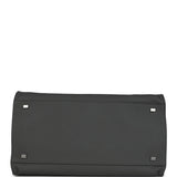 The Row Soft Margaux 15 Bag Timouse Grey Calfskin Silver Hardware