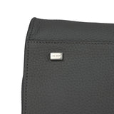 The Row Soft Margaux 15 Bag Timouse Grey Calfskin Silver Hardware