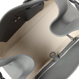 The Row Soft Margaux 15 Bag Timouse Grey Calfskin Silver Hardware