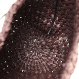 The Row Estelle Tote Bag Espresso Raffia
