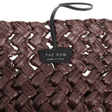 The Row Estelle Tote Bag Espresso Raffia