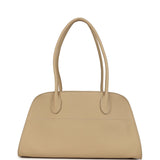 The Row Margaux Shoulder 12 Bag Boulder Calfskin Silver Hardware