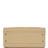 The Row Margaux Shoulder 12 Bag Boulder Calfskin Silver Hardware